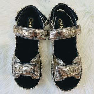 Chanel Dad Sandals - size 35 - Never worn